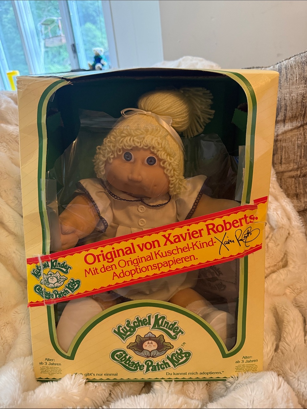 Original Xavier Roberts Cabbage Patch Kids Plush Doll - Blonde